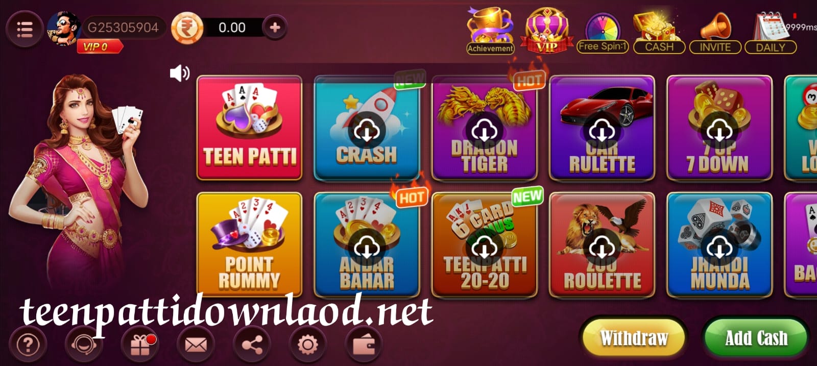List Of Available 3 Patti Dhani Apk Real Cash Games